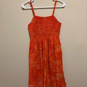 Universal Thread Dress in Bright Orange